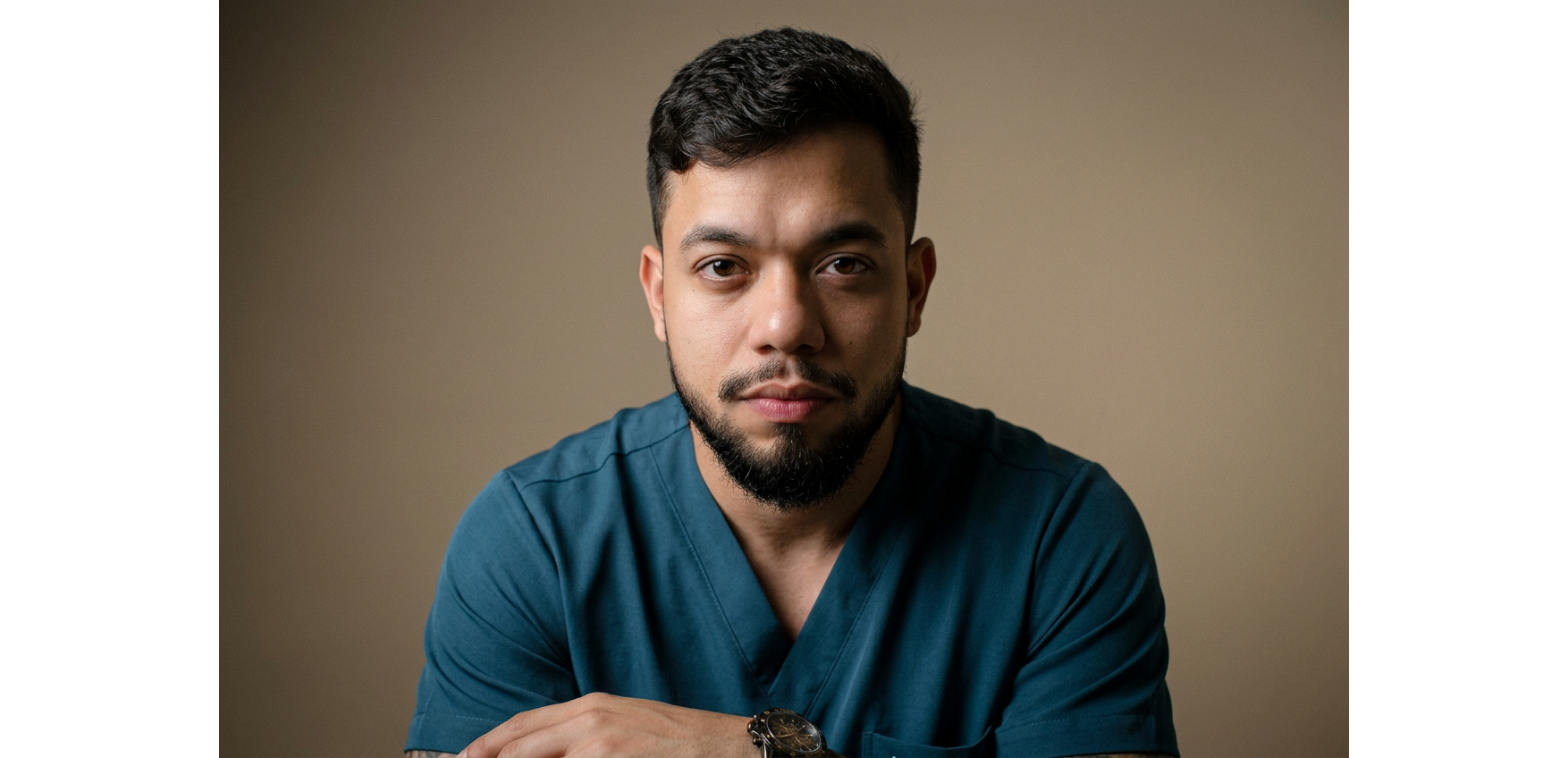 Dr. Bruno Angelo em seu consultório